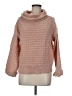 Madison + Hudson Solid Pink Turtleneck Sweater Size M - photo 1