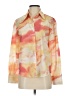 Kourt 100% Polyester Tie-dye Orange Long Sleeve Blouse Size S - photo 1