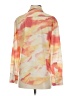 Kourt 100% Polyester Tie-dye Orange Long Sleeve Blouse Size S - photo 2