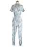 Olivaceous 100% Rayon Paisley Blue Jumpsuit Size S - photo 1