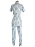 Olivaceous 100% Rayon Paisley Blue Jumpsuit Size S - photo 2