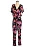 En Creme 100% Rayon Print Pink Jumpsuit Size S - photo 1