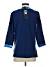 C. Wonder Blue 3/4 Sleeve Button-Down Shirt Size S - photo 2