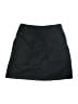 Lands' End Solid Black Casual Skirt Size 6 - photo 1