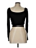 Louna Black Long Sleeve Top Size L - photo 1