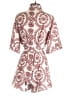 Shein Paisley Burgundy Romper Size 2 - photo 2