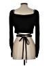 Louna Black Long Sleeve Top Size L - photo 2