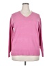Carolyn Taylor 100% Acrylic Pink Pullover Sweater Size 2X - photo 1