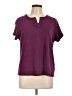 Unbranded Burgundy Short Sleeve Top Size L - photo 1