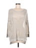Autumn Cashmere 100% Cotton Silver Pullover Sweater Size M - photo 1