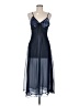 Halston 100% Polyester Blue Cocktail Dress Size M - photo 1