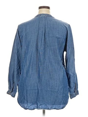 Andrea Jovine 3/4 Sleeve Button-Down Shirt (view 2)