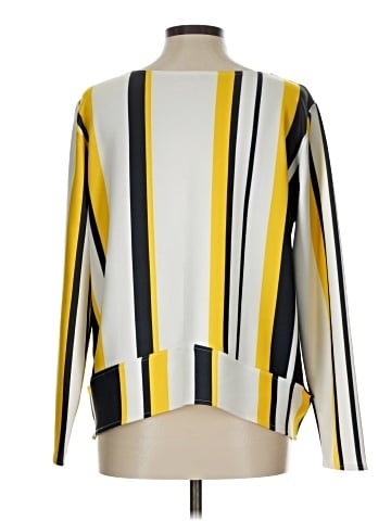 Zara W&B Collection Long Sleeve Blouse (view 2)