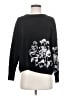 Assorted Brands Floral Black Pullover Sweater Size S - photo 1