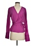 Atlein Collective 100% Polyester Purple Long Sleeve Blouse Size 2 - photo 1