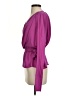 Atlein Collective 100% Polyester Purple Long Sleeve Blouse Size 2 - photo 5