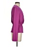 Atlein Collective 100% Polyester Purple Long Sleeve Blouse Size 2 - photo 4