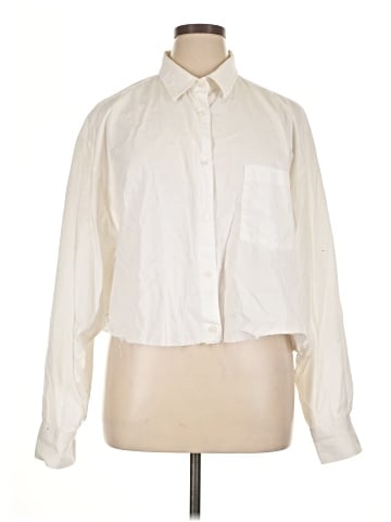Collusion Long Sleeve Button-Down Shirt (view 1)