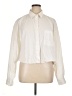Collusion Ivory Long Sleeve Button-Down Shirt Size 14 - photo 1