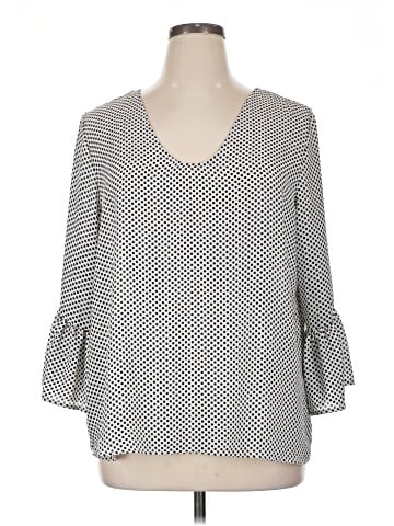 Como Vintage 3/4 Sleeve Blouse (view 1)
