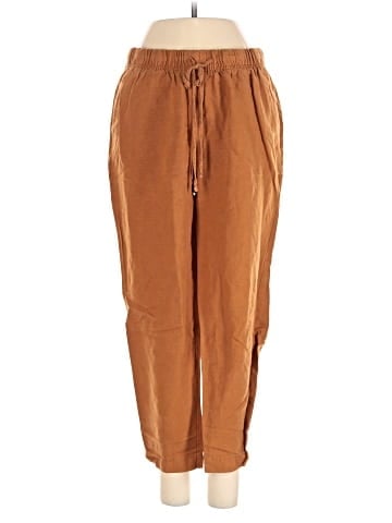LOFT Beach Linen Pants (view 1)