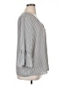 Como Vintage 100% Polyester Gray 3/4 Sleeve Blouse Size XL - photo 4