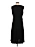 Lands' End Solid Black Cocktail Dress Size L - photo 2