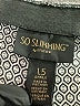 So Slimming by Chico's Houndstooth Gray Casual Pants Size Med (1.5) - photo 7