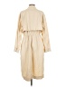 Athleta 100% Nylon Ivory Trenchcoat Size M - photo 2