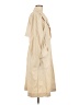 Athleta 100% Nylon Ivory Trenchcoat Size M - photo 4