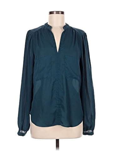 Blue Rain Long Sleeve Blouse (view 1)