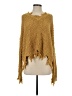 Wishlist 100% Polyester Gold Poncho Size S - photo 1