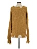 Wishlist 100% Polyester Gold Poncho Size S - photo 2