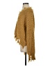 Wishlist 100% Polyester Gold Poncho Size S - photo 5