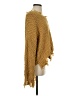Wishlist 100% Polyester Gold Poncho Size S - photo 4