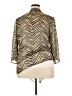 JM Collection 100% Polyester Tan Kimono Size 2X - photo 2
