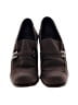 David Aaron Burgundy Brown Heels Size 7 - photo 2