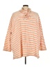 Ulla Popken 100% Baumwolle Orange Poncho Size 32-34 - photo 1