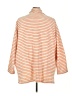 Ulla Popken 100% Baumwolle Orange Poncho Size 32-34 - photo 2