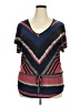 Lavish Black Short Sleeve Top Size 2X (estimated) - photo 1
