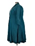 J. Peterman Teal 3/4 Sleeve Button-Down Shirt Size 18 - photo 5
