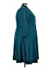 J. Peterman Teal 3/4 Sleeve Button-Down Shirt Size 18 - photo 4