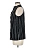 Equipment 100% Silk Black Sleeveless Silk Top Size M - photo 5