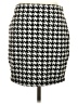 Express Houndstooth Black Casual Skirt Size S - photo 2