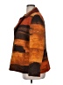 Ellen Tracy 100% Acetate Print Brown Blazer Size 14 - photo 5