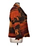 Ellen Tracy 100% Acetate Print Brown Blazer Size 14 - photo 4