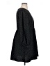 POPSUGAR 100% Polyester Polka Dots Black Casual Dress Size XL - photo 4
