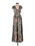 Unbranded Paisley Brown Teal Casual Dress Size XS - photo 1