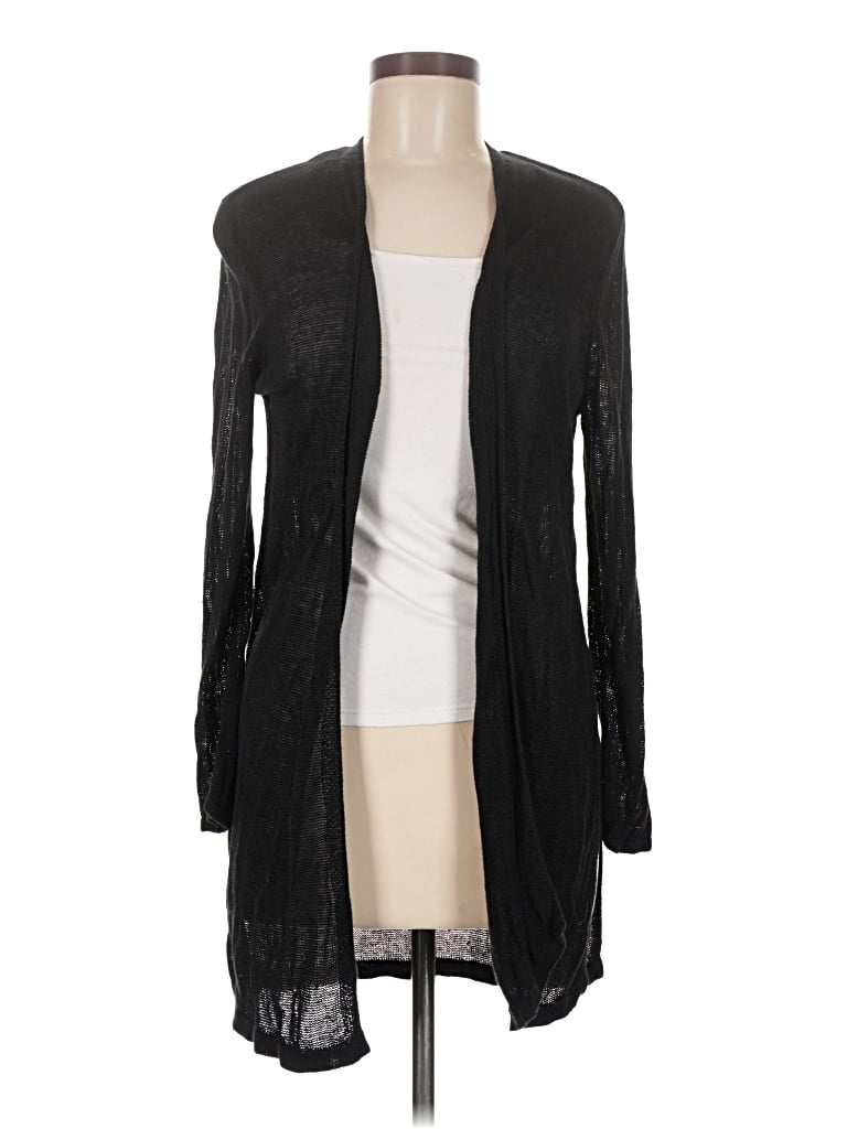 Pre-owned Jjill Kimono In Black