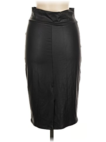 Simlu Faux Leather Skirt (view 2)